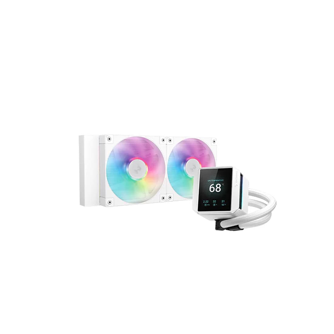 Кулер с водяным охлаждением Deepcool MYSTIQUE 240 WH ARGB
