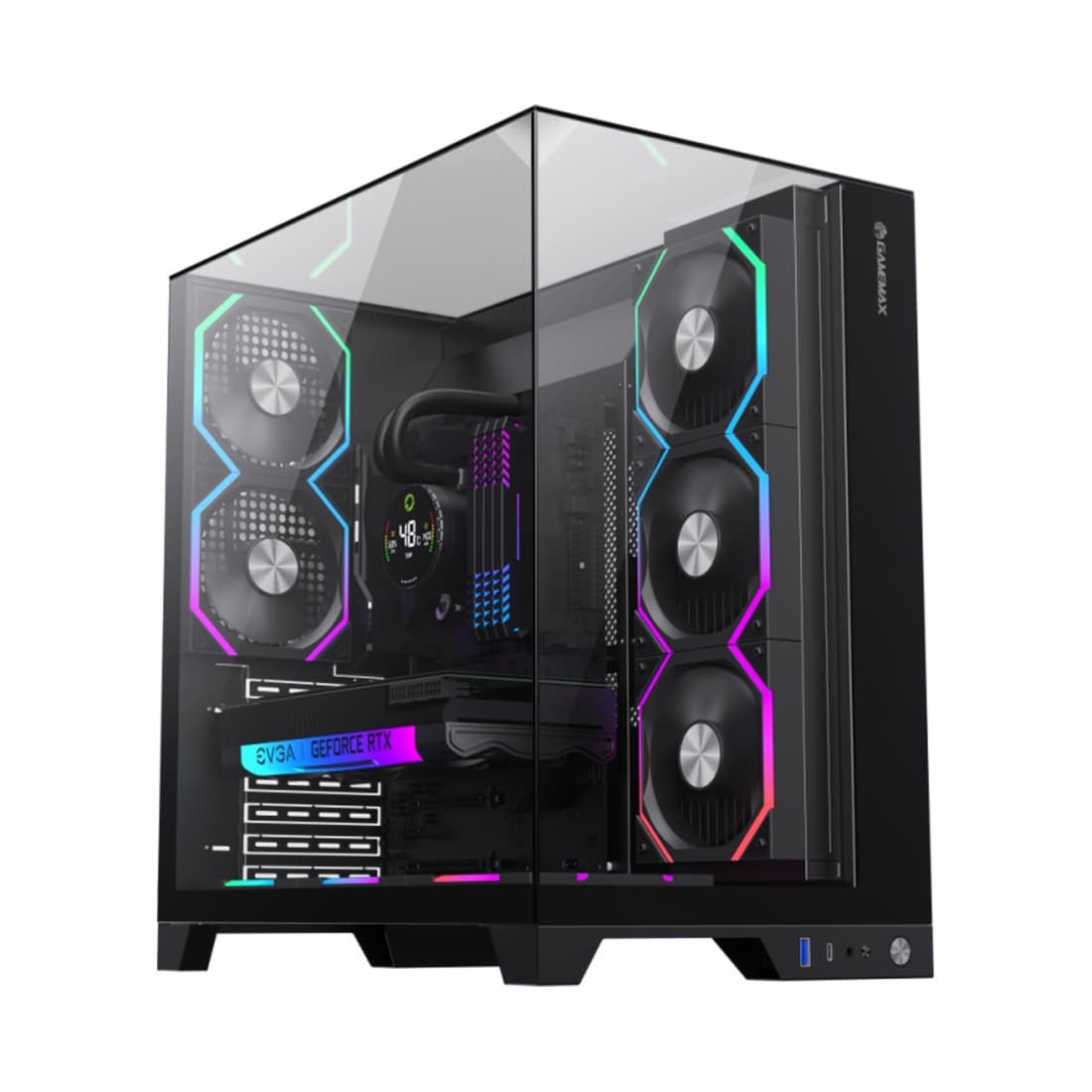 Компьютерный корпус Gamemax Infinity Pro BK Black без Б/П