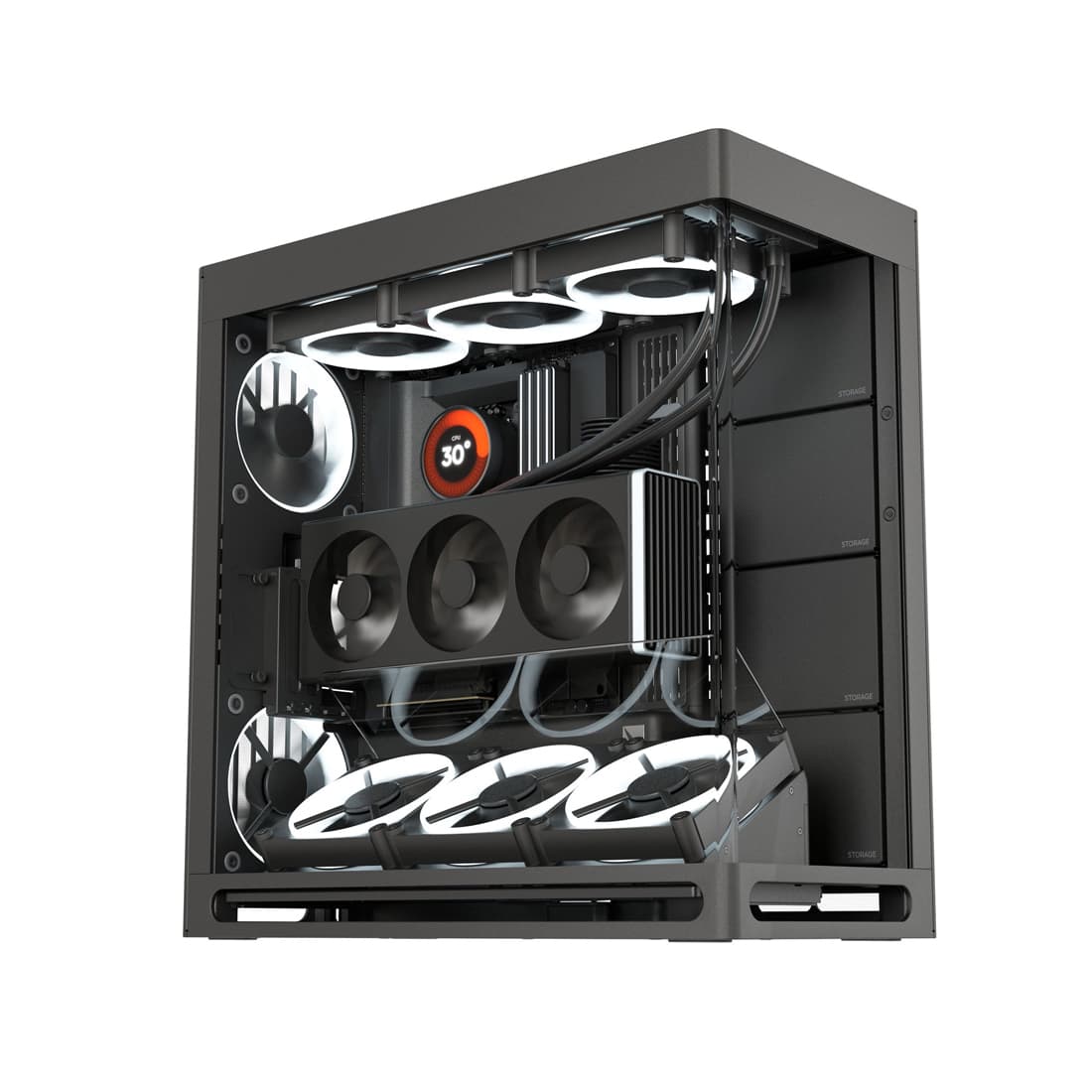 Компьютерный корпус HAVN HS 420 VGPU BK без Б/П