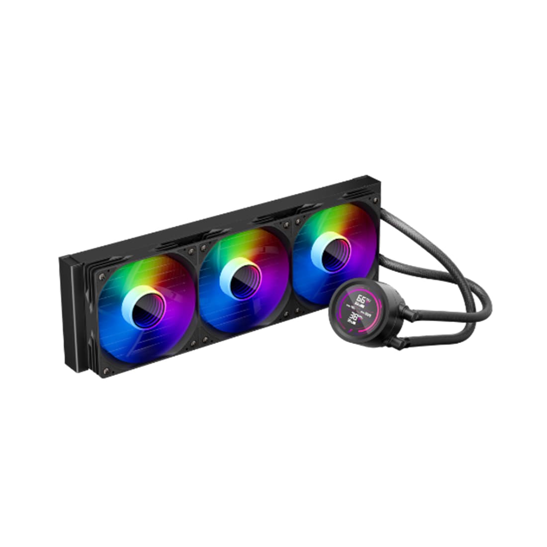 Кулер с водяным охлаждением 1STPLAYER TS4 360 BLACK