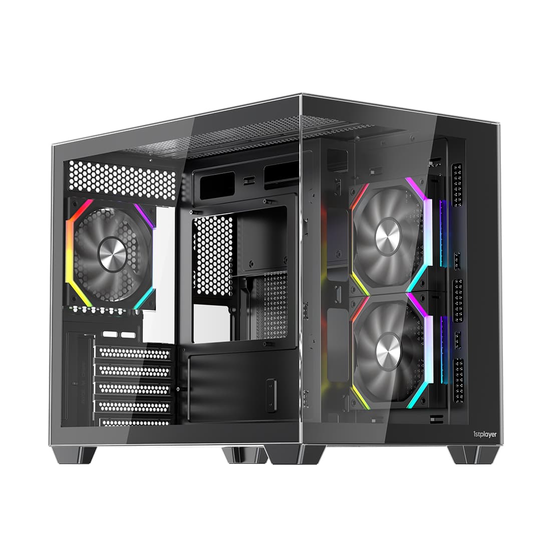 Компьютерный корпус 1STPLAYER BV6 Black без Б/П