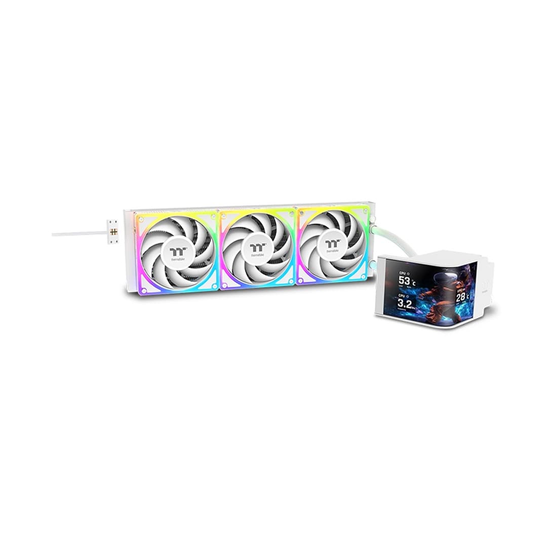 Кулер с водяным охлаждением Thermaltake MAGCurve 360 Ultra White