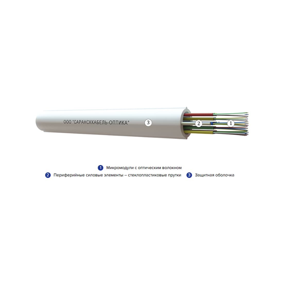 Кабель оптоволоконный ОКВнг(А)-HF-РМ-6*8(G.657A)