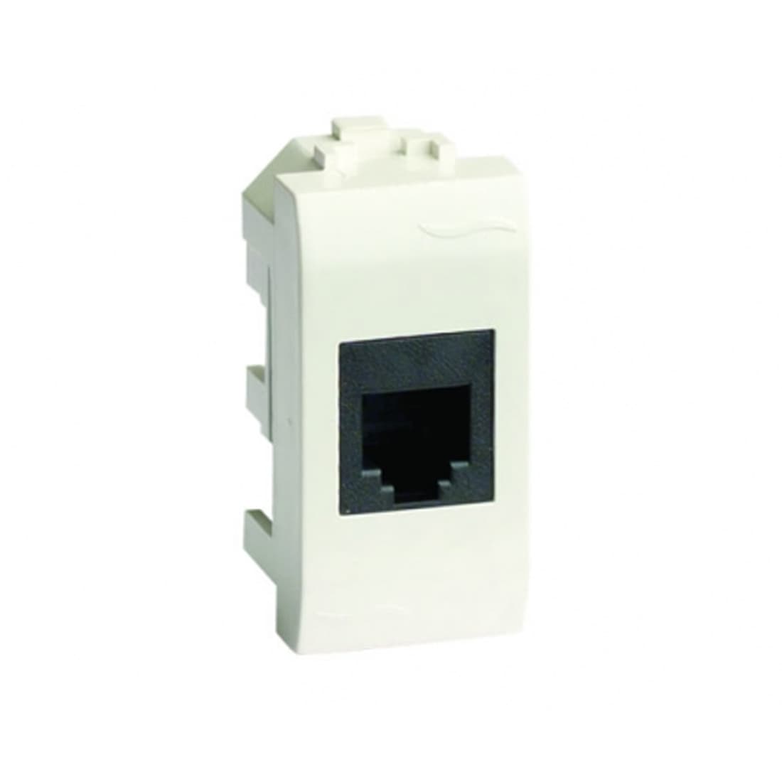 Телефонная розетка RJ12 DKC серия Brava 76120B
