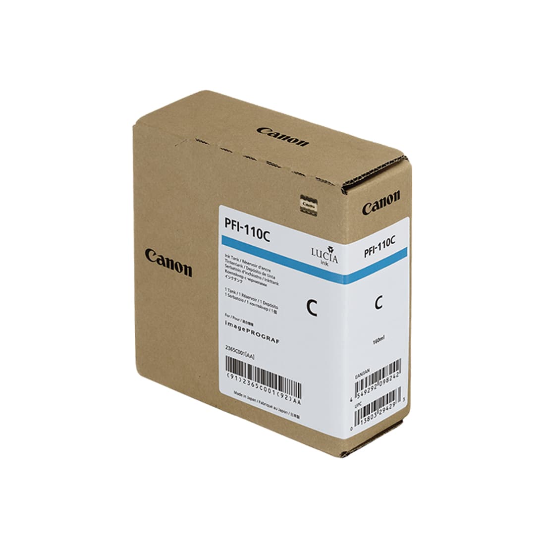 Чернильный картридж Canon PFI-110 Cyan